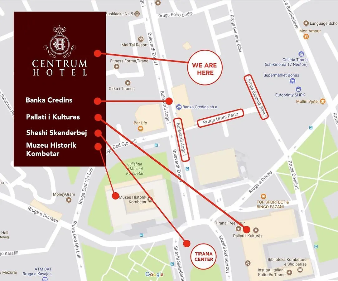 Centrum Hotel Tiran